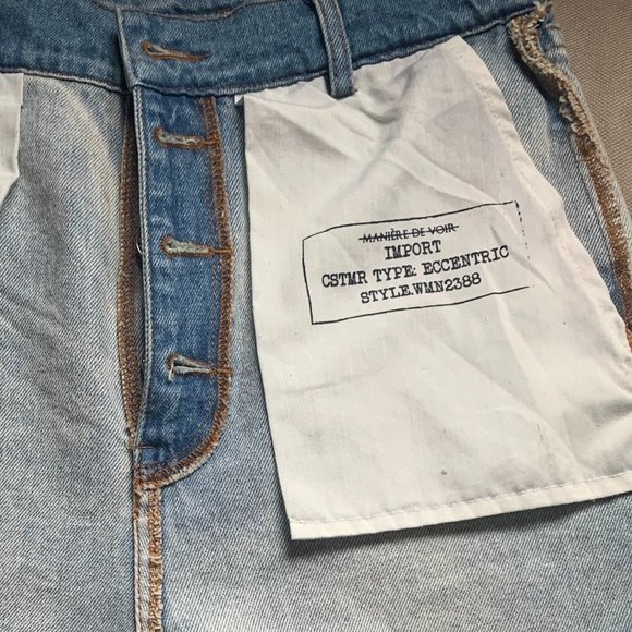 MANIERE DE VOIR | Jeans | New Maniere De Voir Jeans Us 4 Inside Out New |  Poshmark